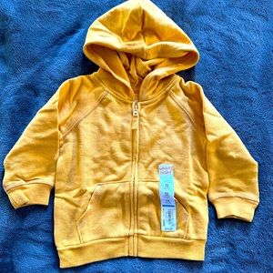 Jumping beans yellow baby girl hoodie